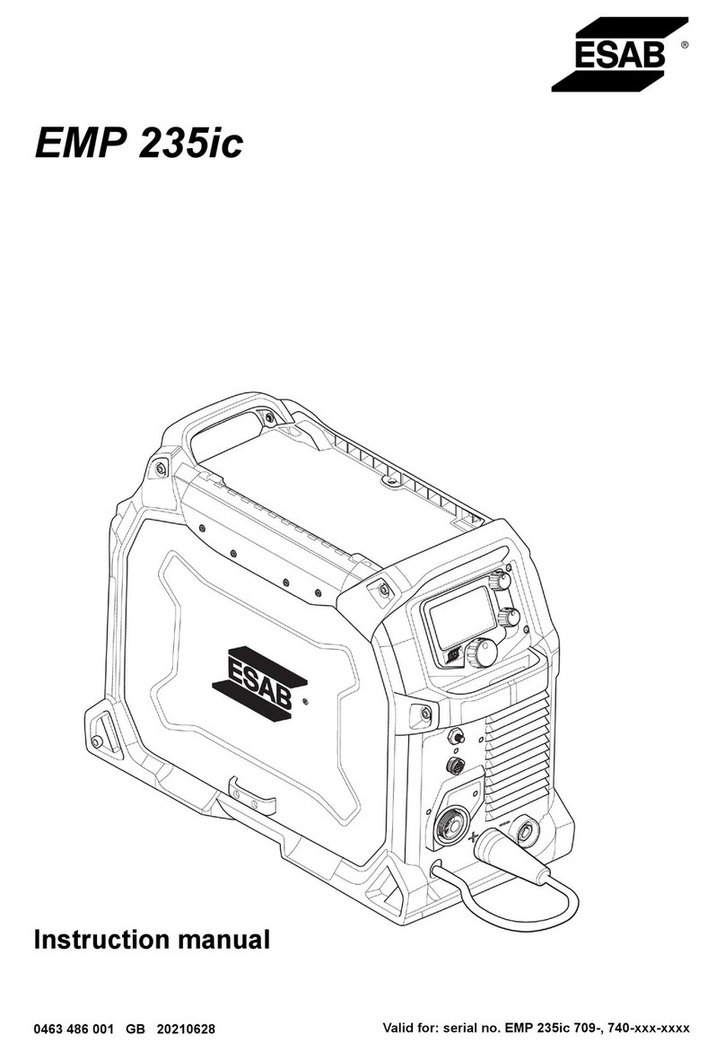 ESAB 0700300989 instruction manual