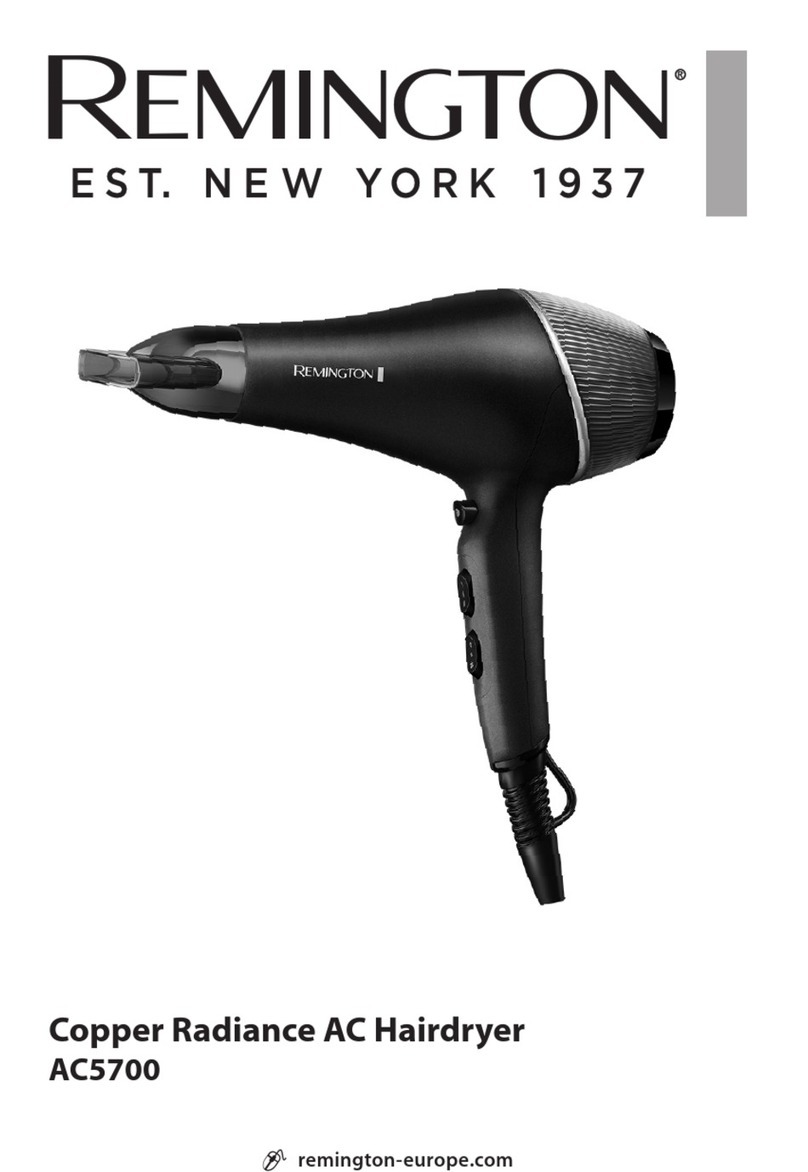 Remington Copper Radiance AC5700 manual