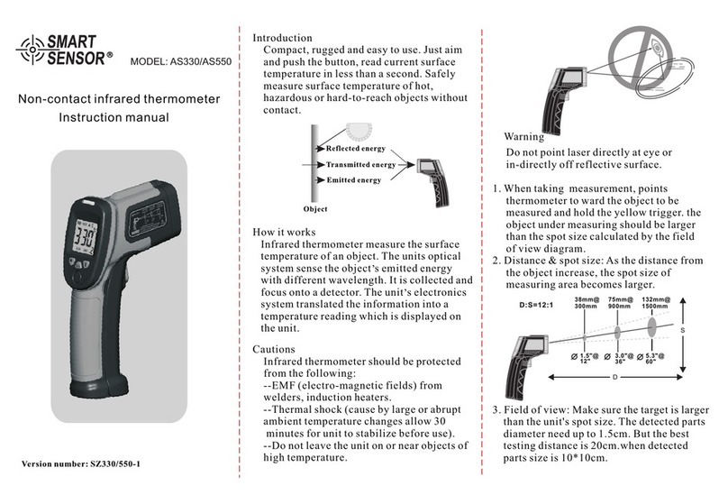 Smart Sensor AS330 User manual