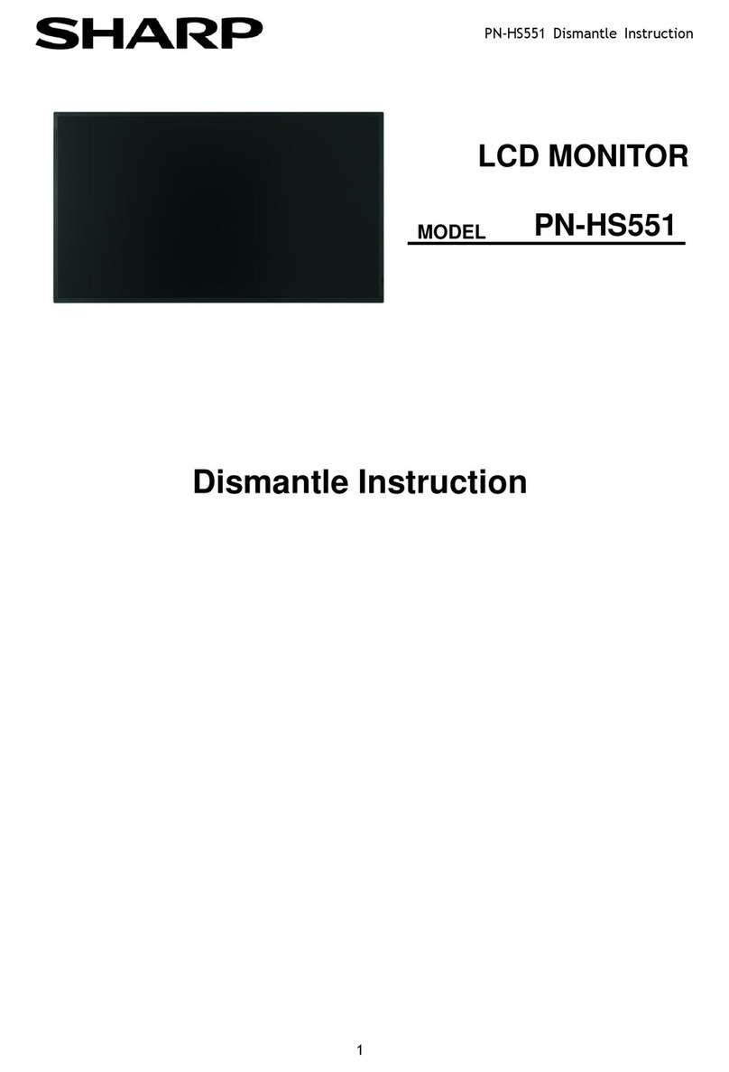 Sharp PN-HS551 User manual Sharp PN-HS551 User manual