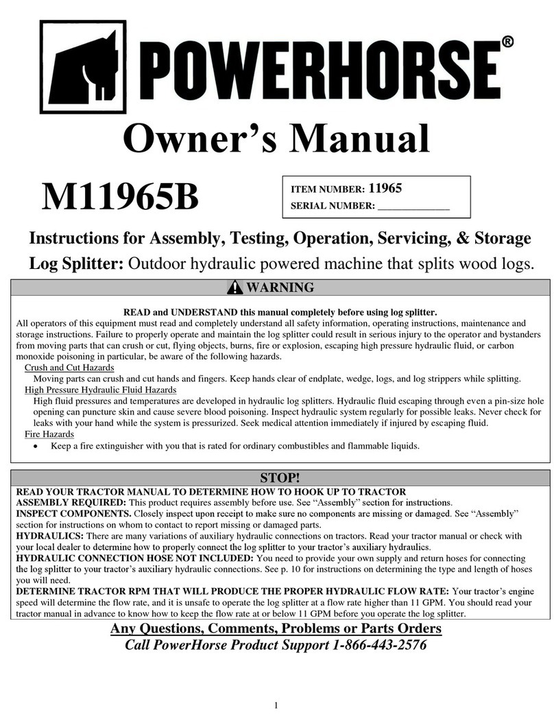 Powerhorse M11965B owner's manual