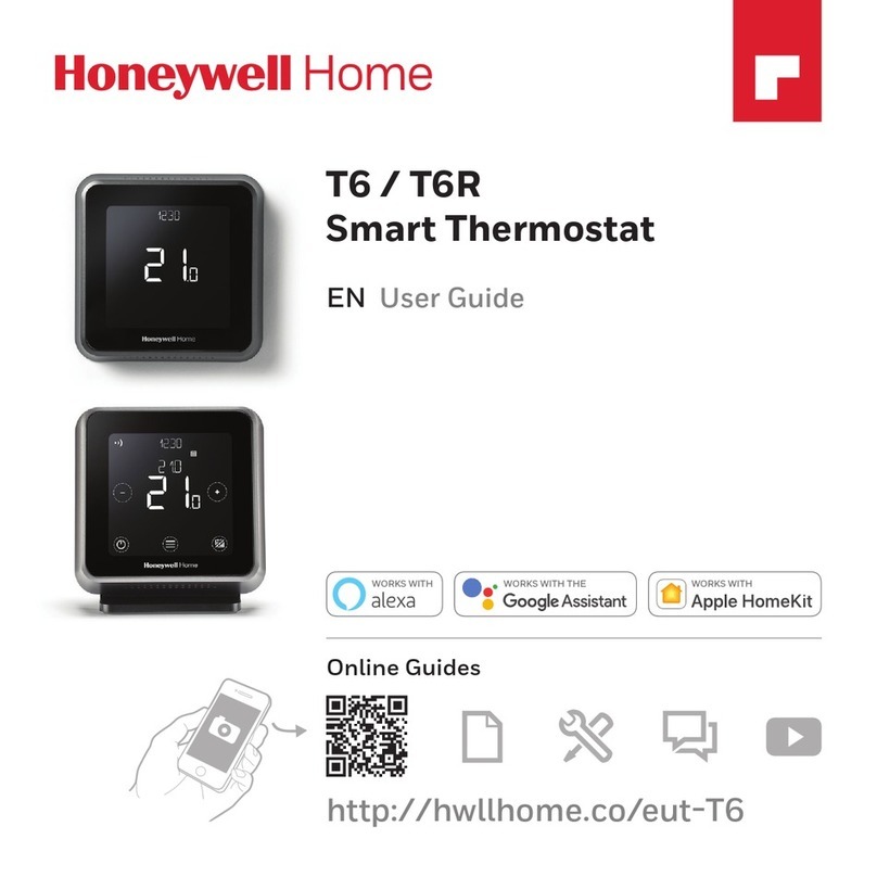 Honeywell Home T6 user guide