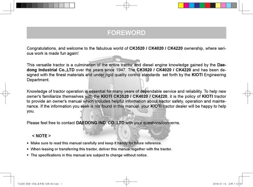 Daedong CK3520 User manual