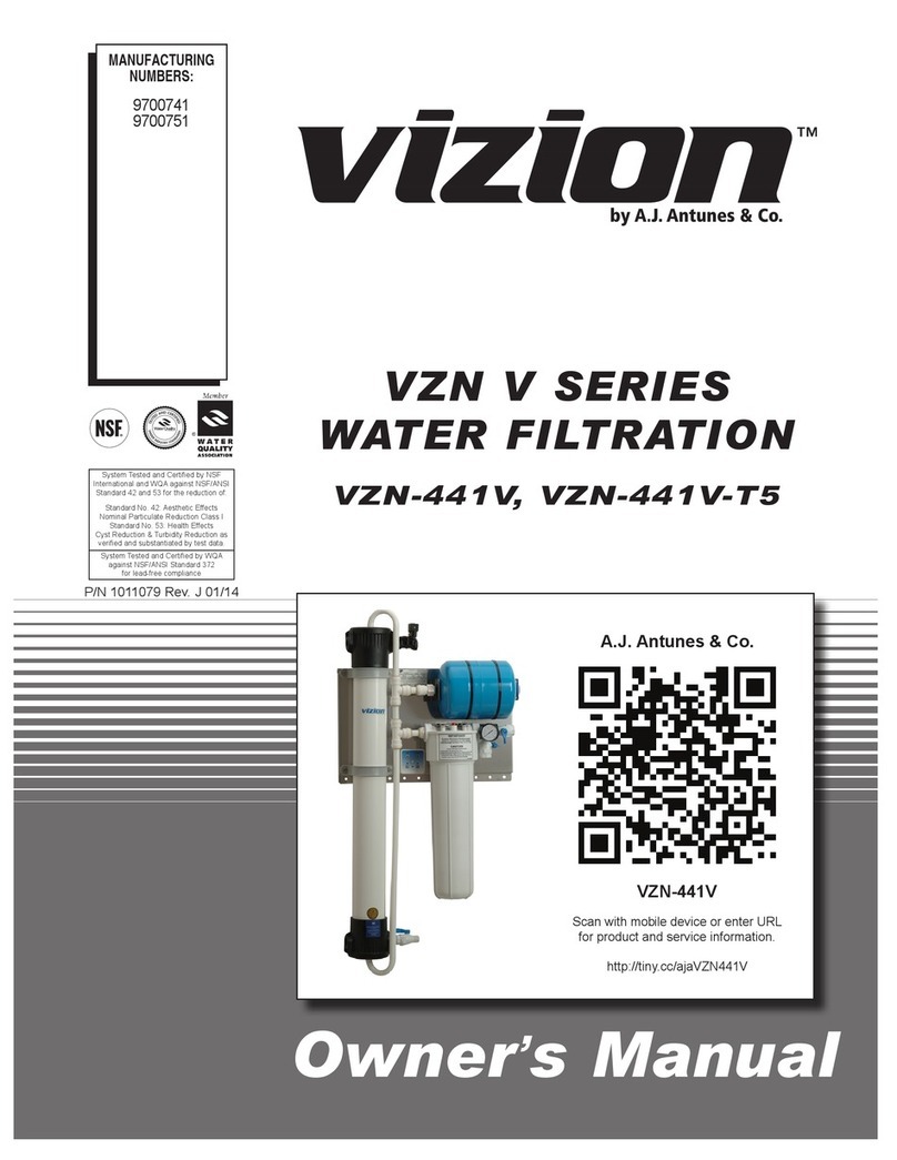 A.J.Antunes vizion VZN V Series owner's manual