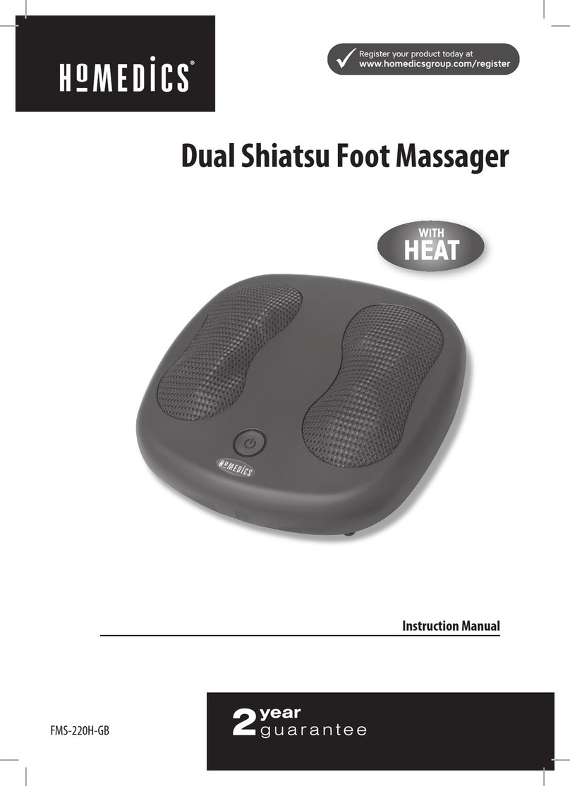 HoMedics FMS-220H-GB instruction manual