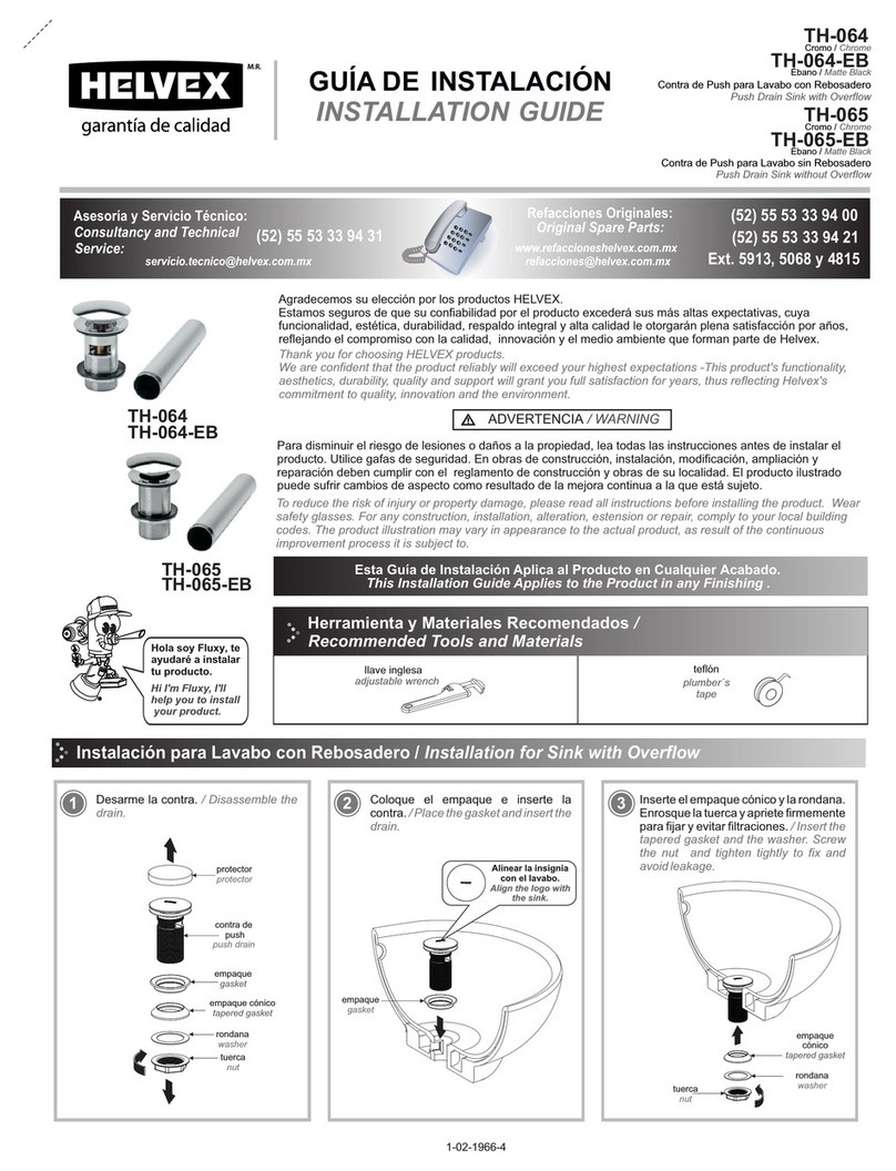 Helvex TH-064-EB User manual