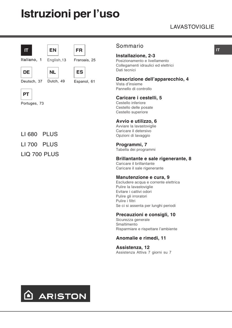 Ariston LI 680 PLUS User manual