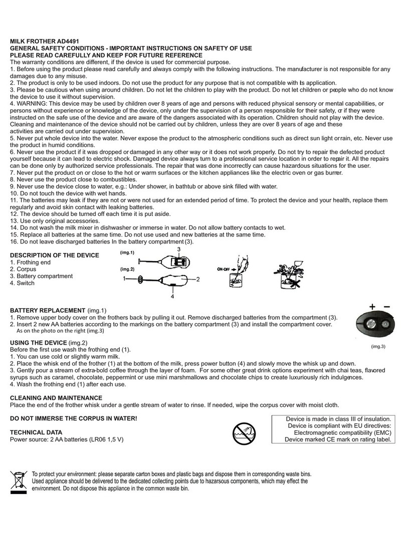 Adler AD4491 quick start guide