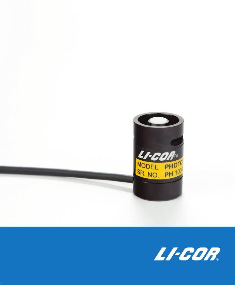 LI-COR LI-210R instruction manual