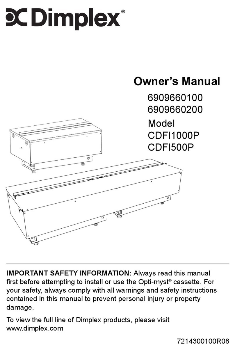 Dimplex CDFI500P User manual