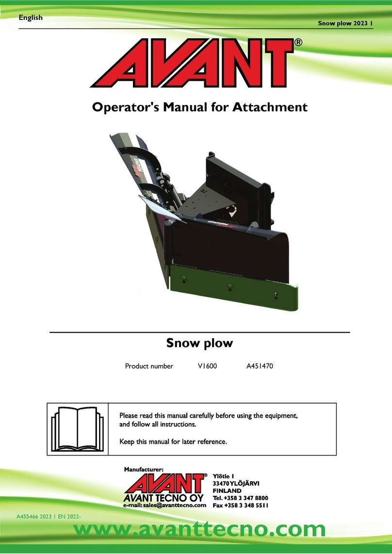 Avantco V1600 Operator's manual