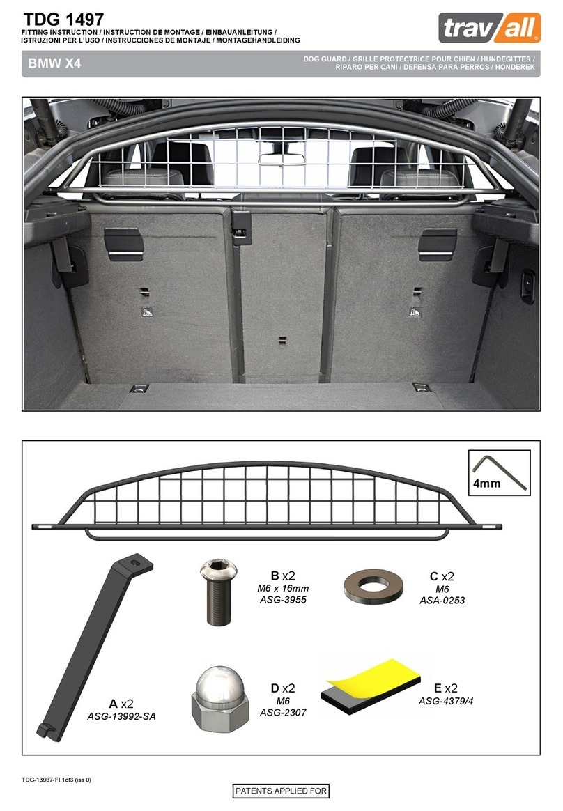 travall TDG 1497 Install guide