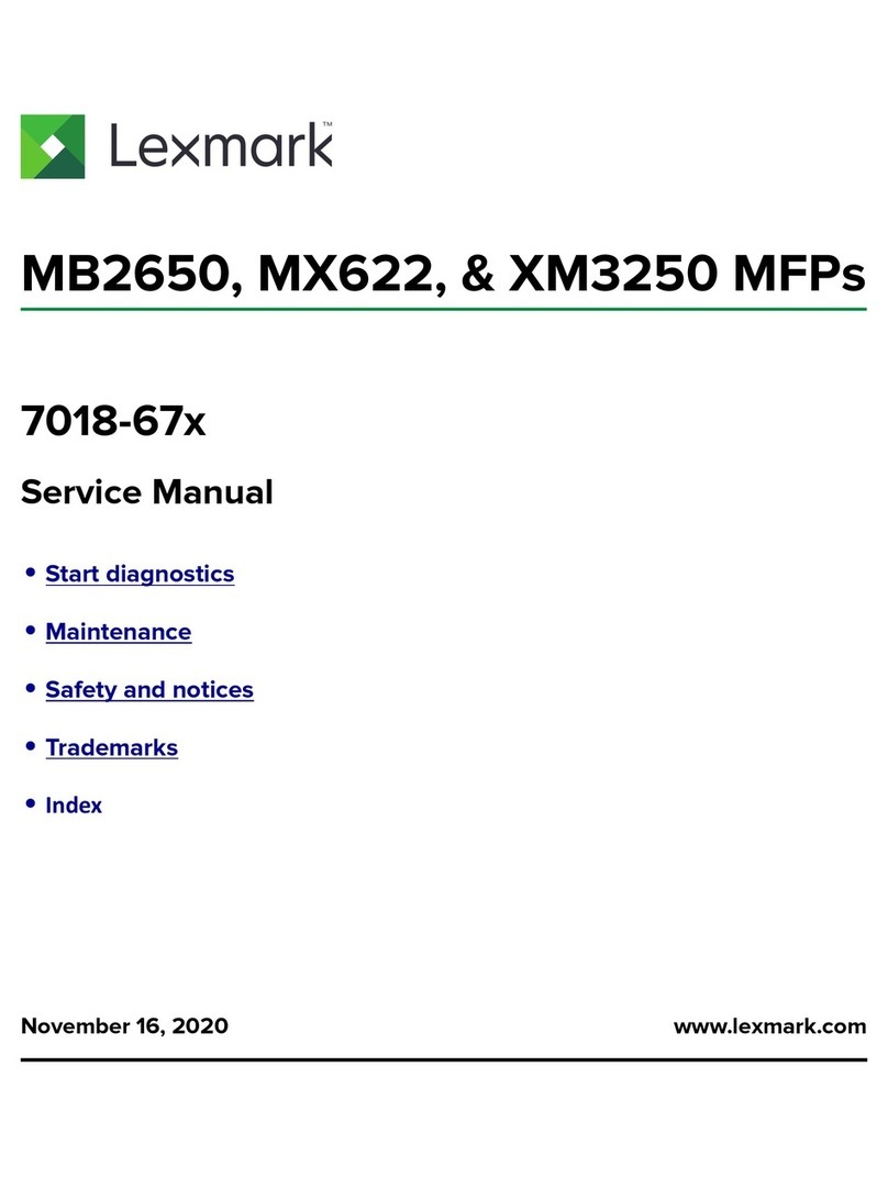 Lexmark XM3250 User manual