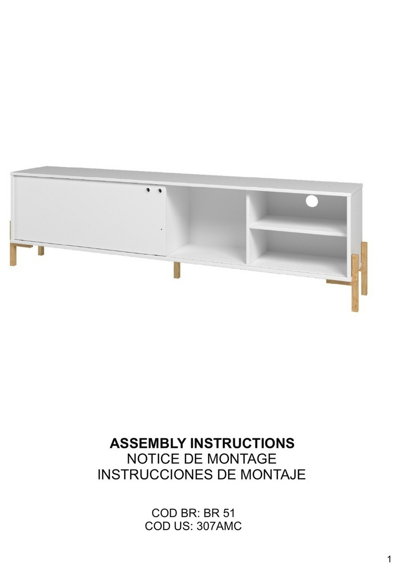 Manhattan Comfort BR 51 Assembly instructions
