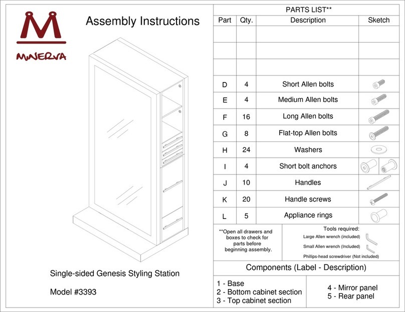 Minerva 3393 User manual