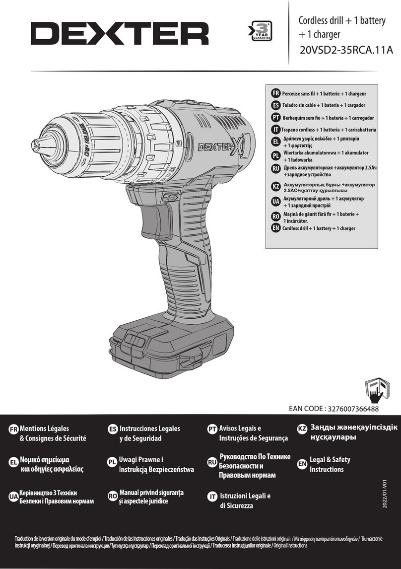 Dexter Laundry 20VSD2-35RCA.11A User manual Dexter Laundry 20VSD2-35RCA.11A User manual