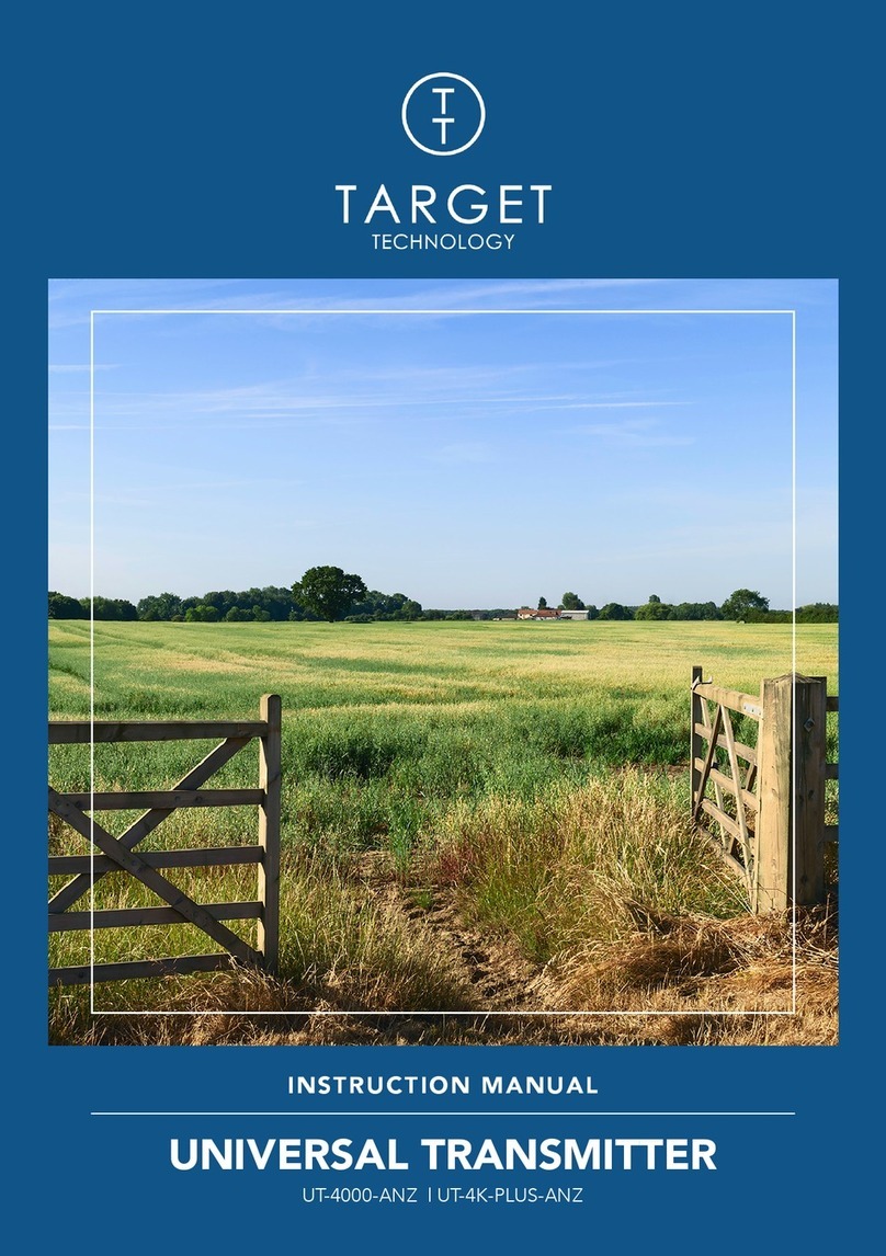 Target UT-4000-ANZ instruction manual