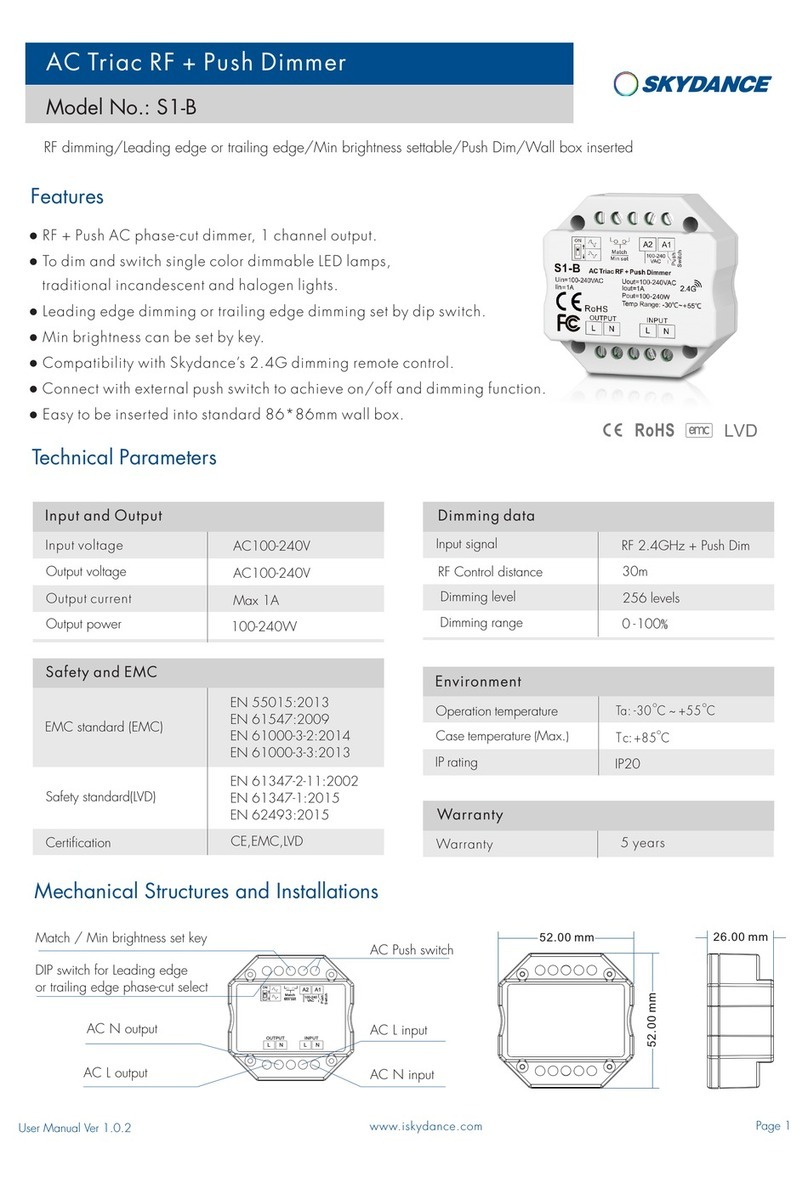 SKYDANCE S1-B manual