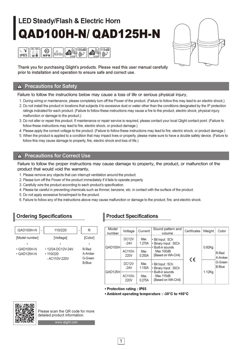 Qlightec S60AD/QAD Series manual