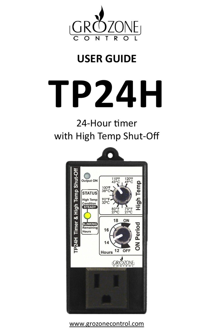 Grozone Control TP24H User manual