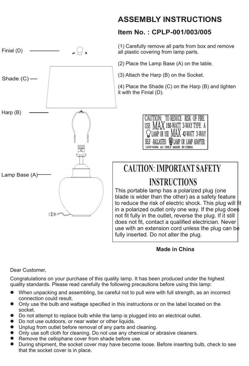 Living Spaces CPLP-001 User manual