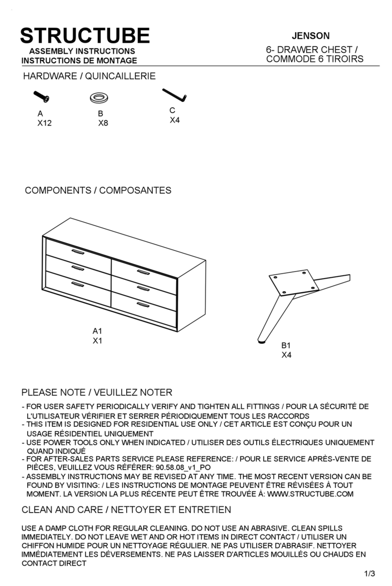 STRUCTUBE JENSON User manual STRUCTUBE JENSON User manual