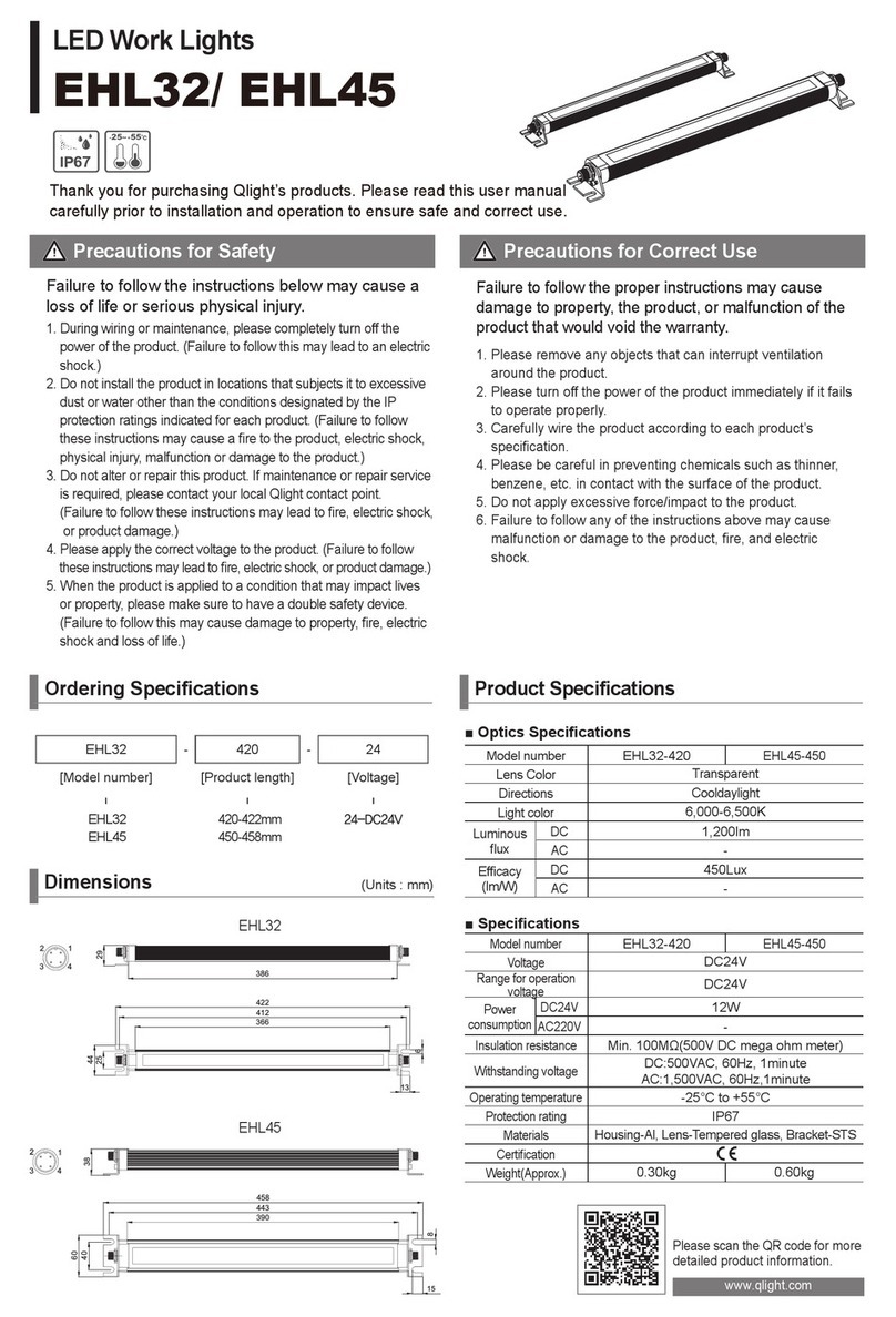 Qlightec EHL Series quick start guide