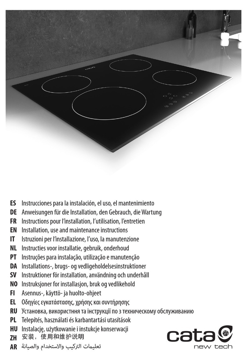 Cata COMBI 604 R Installation, use and maintenance instructions Cata COMBI 604 R Installation, use and maintenance instructions