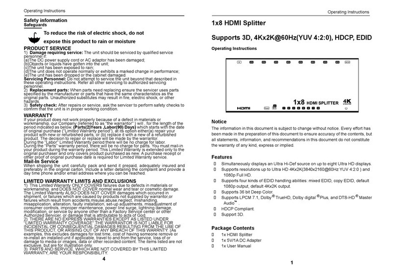 Foxun SX-SP148E operating instructions
