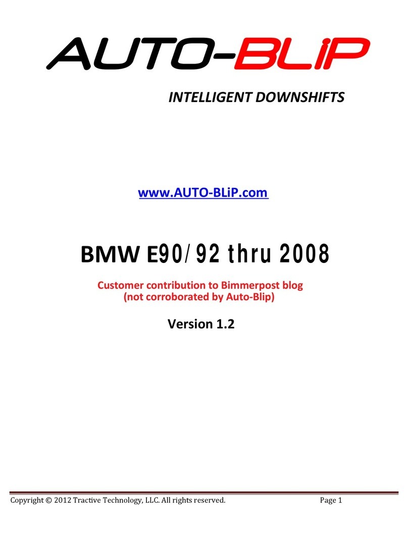 AUTO-BLiP BMW E90/92 thru 2008 manual