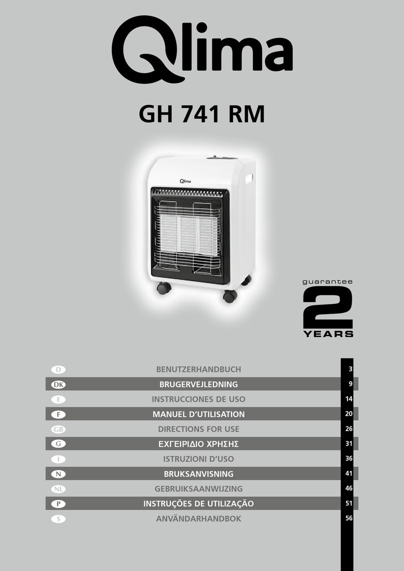 Qlima GH 741 RM Manual