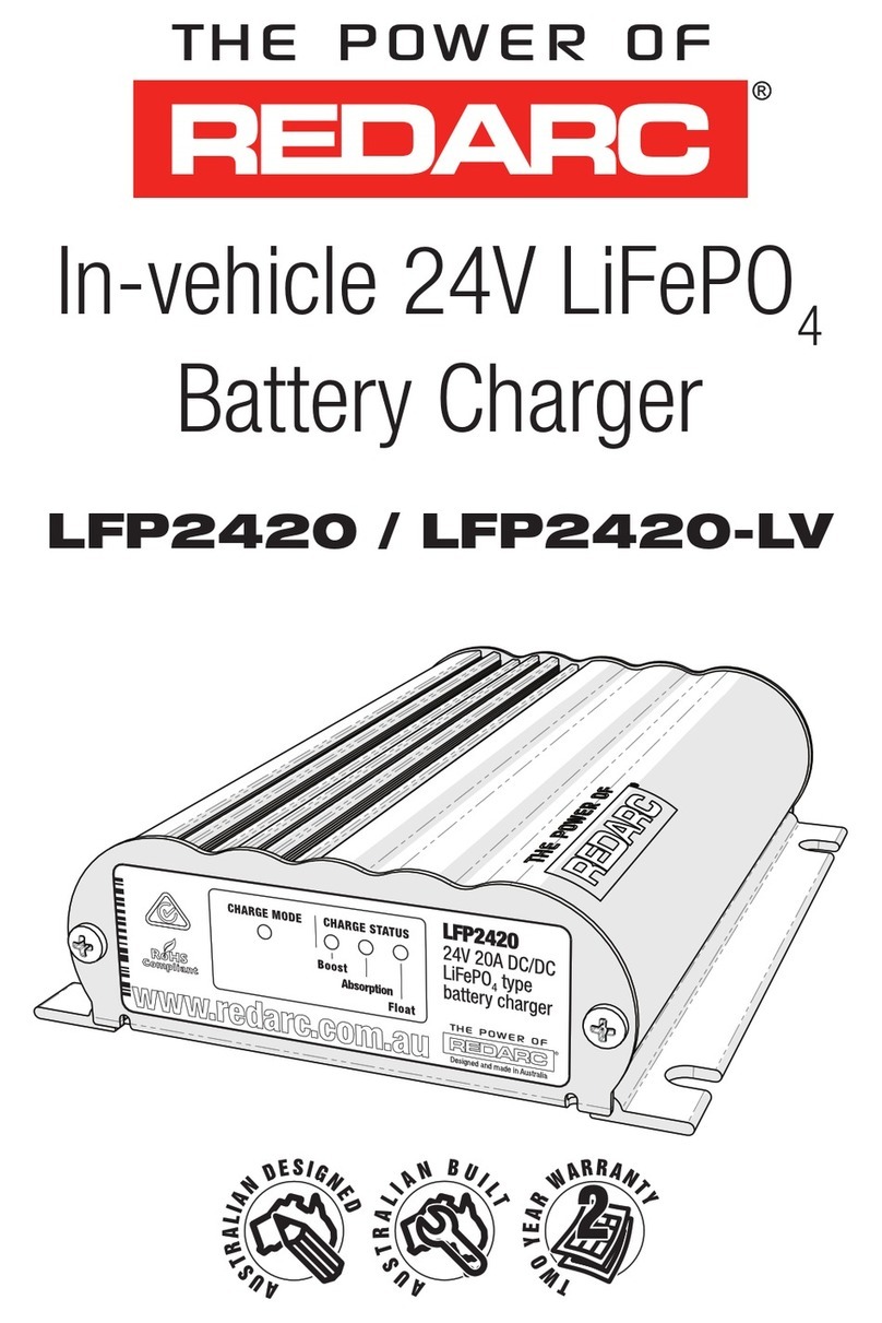 Redarc LFP2420-LV User manual