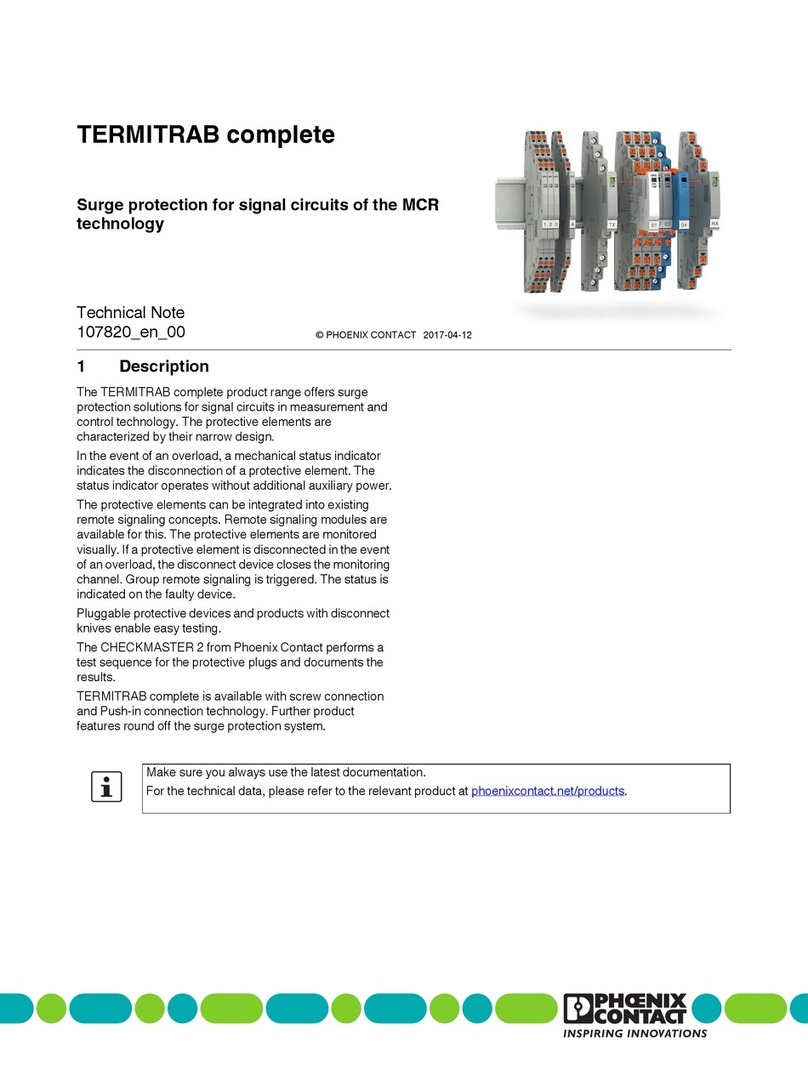 Phoenix Contact TERMITRAB complete Technical notes Phoenix Contact TERMITRAB complete Technical notes