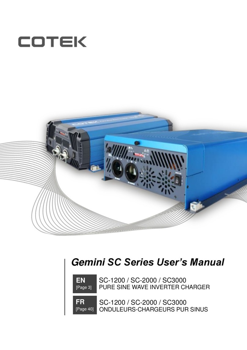 Cotek Gemini SC Series user manual