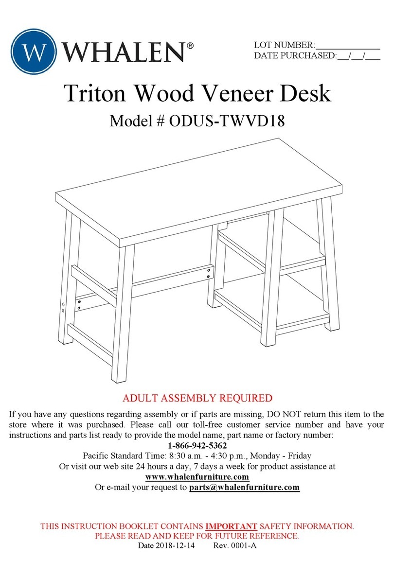Whalen Triton ODUS-TWVD18 User manual