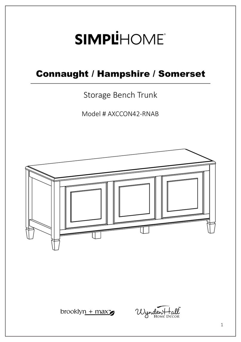 Simpli Home Connaught AXCCON42-RNAB User manual Simpli Home Connaught AXCCON42-RNAB User manual