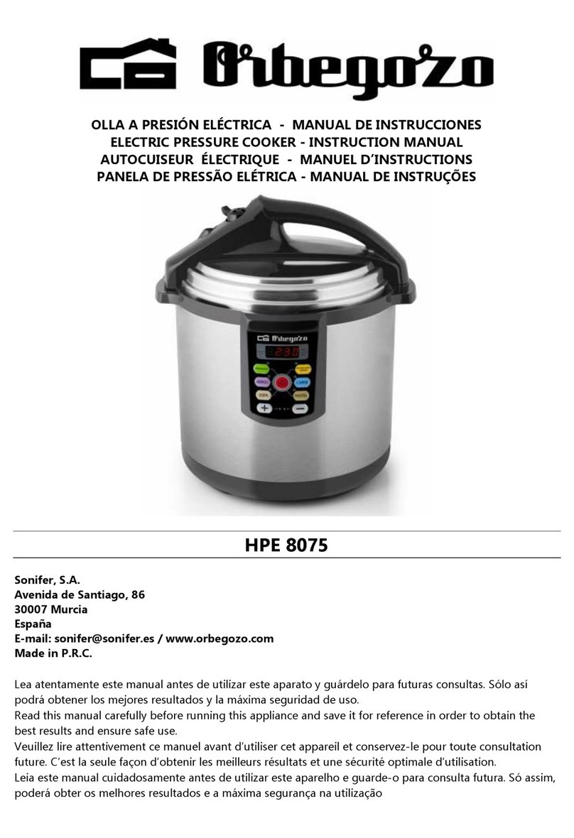Orbegozo HPE 8075 User manual