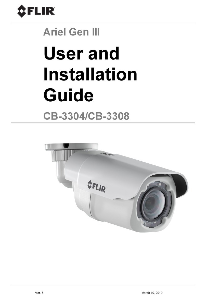 FLIR Ariel Gen IIICB-3308 User and installation guide