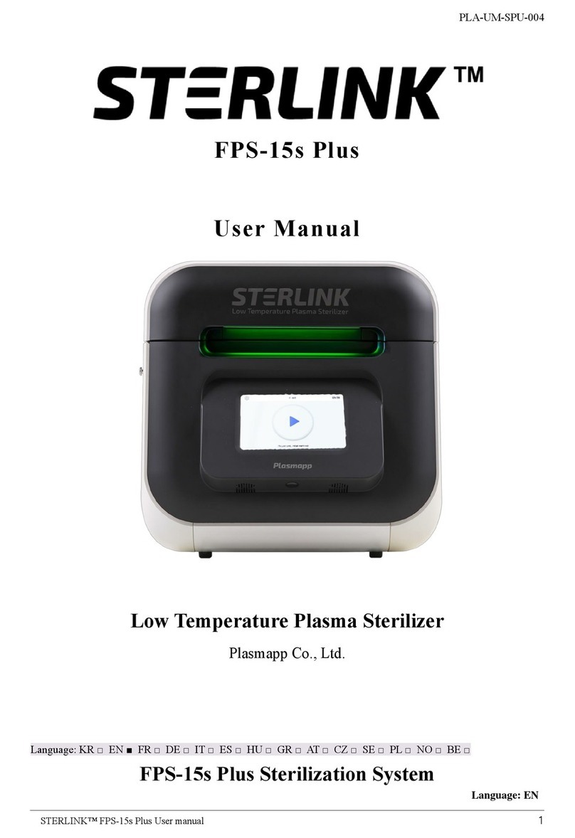 Plasmapp Sterlink FPS-15s Plus user manual