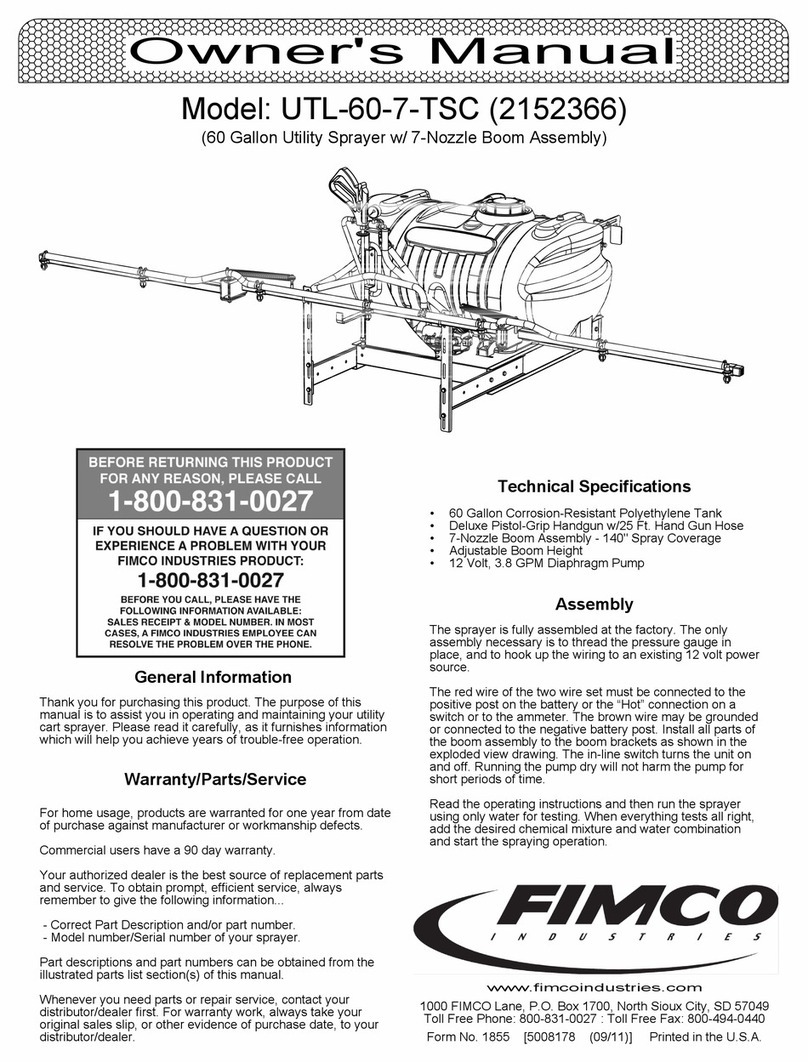 Fimco UTL-60-7-TSC owner's manual