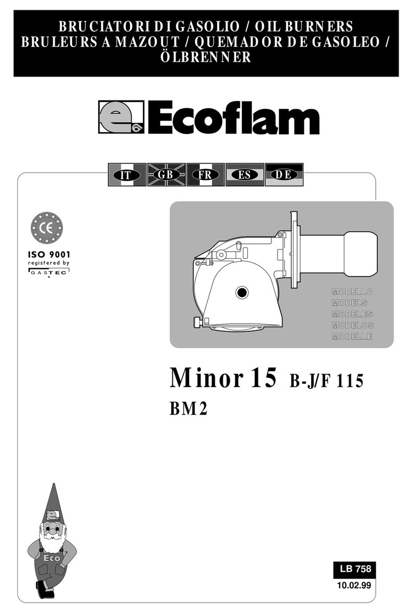 Ecoflam Minor 15 B-J/F 115 User manual