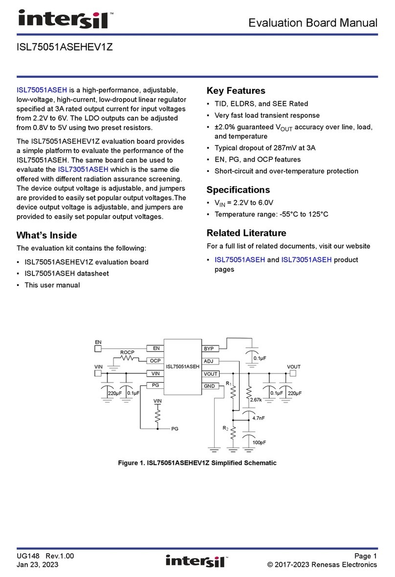 Intersil ISL75051ASEHEV1Z manual
