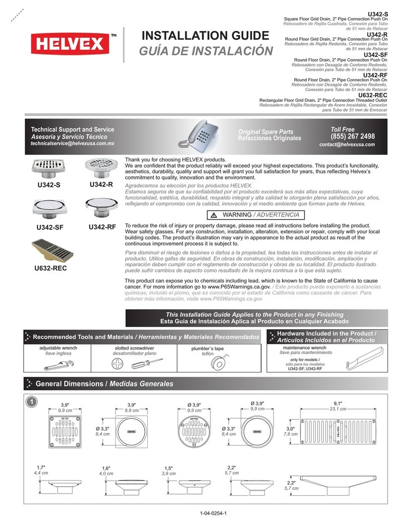 Helvex U342-S User manual