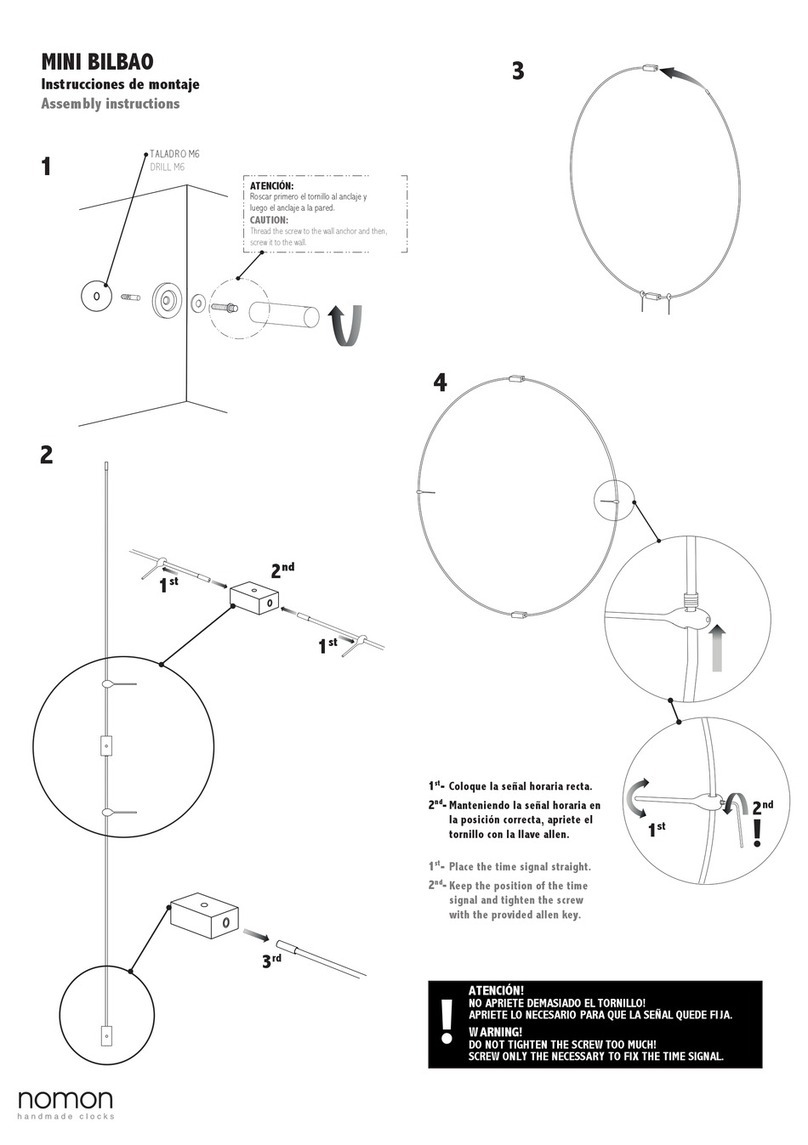 nomon MINI BILBAO Assembly instructions