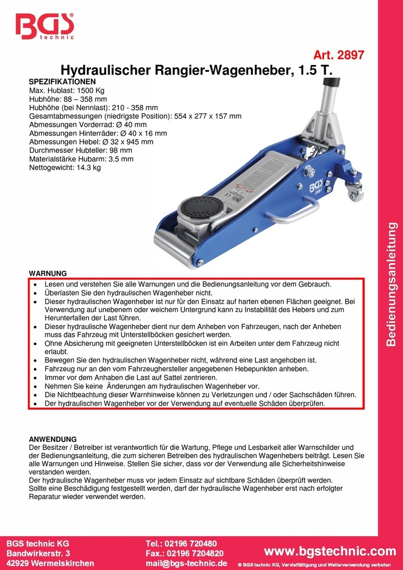 BGS technic 2897 User manual