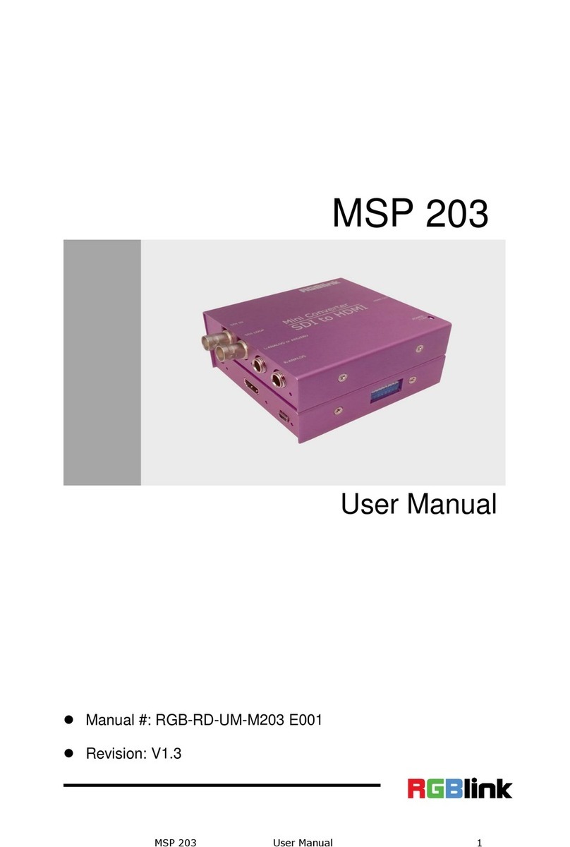 RGBlink MSP Series user manual