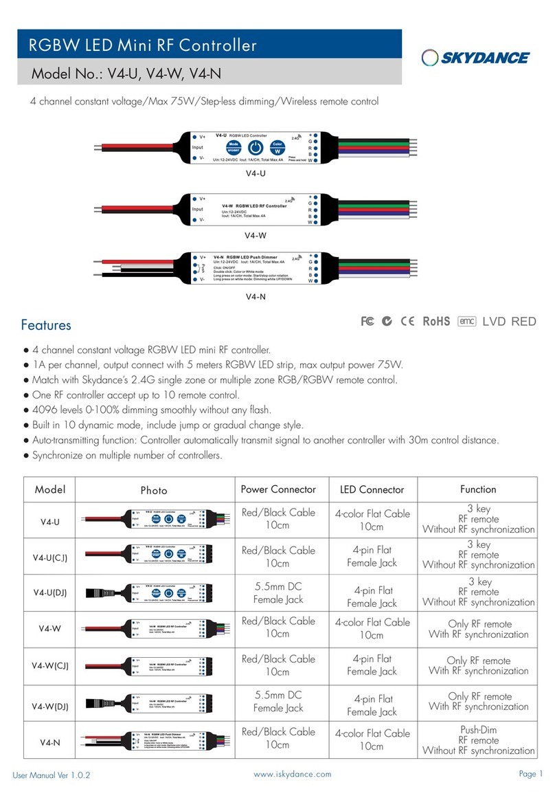 SKYDANCE V4-U User manual