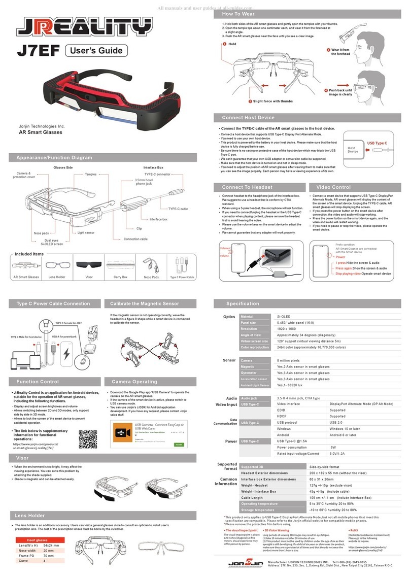 Jorjin JREALITY J7EF user guide