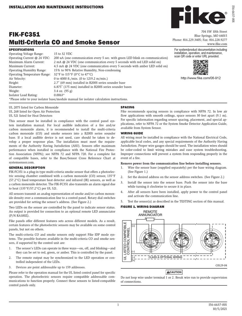Fike FIK-FC351 User manual