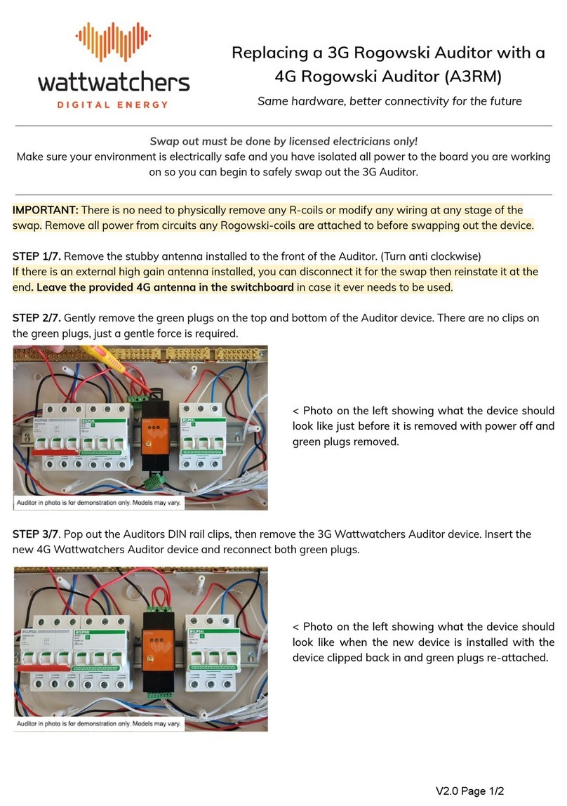 wattwatchers A3RM quick start guide
